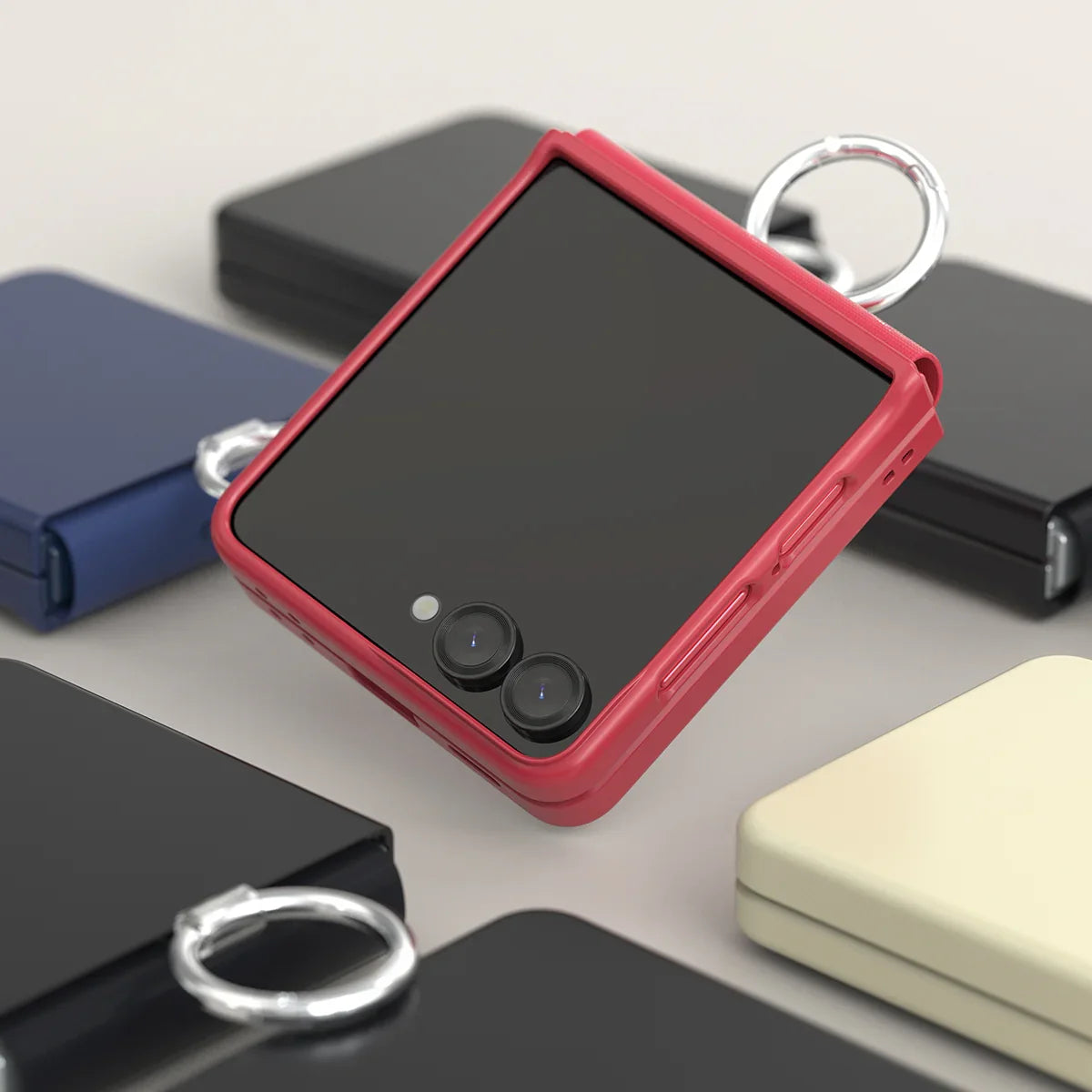 Samsung Z Flip7 Araree Aero Flex Ring Case - Pink Samsung Z Flip7 Araree Aero Flex Ring Case - Pink
